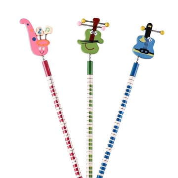 8625 - LÁPIZ DE MADERA DIVERTIDO - Imagen 1