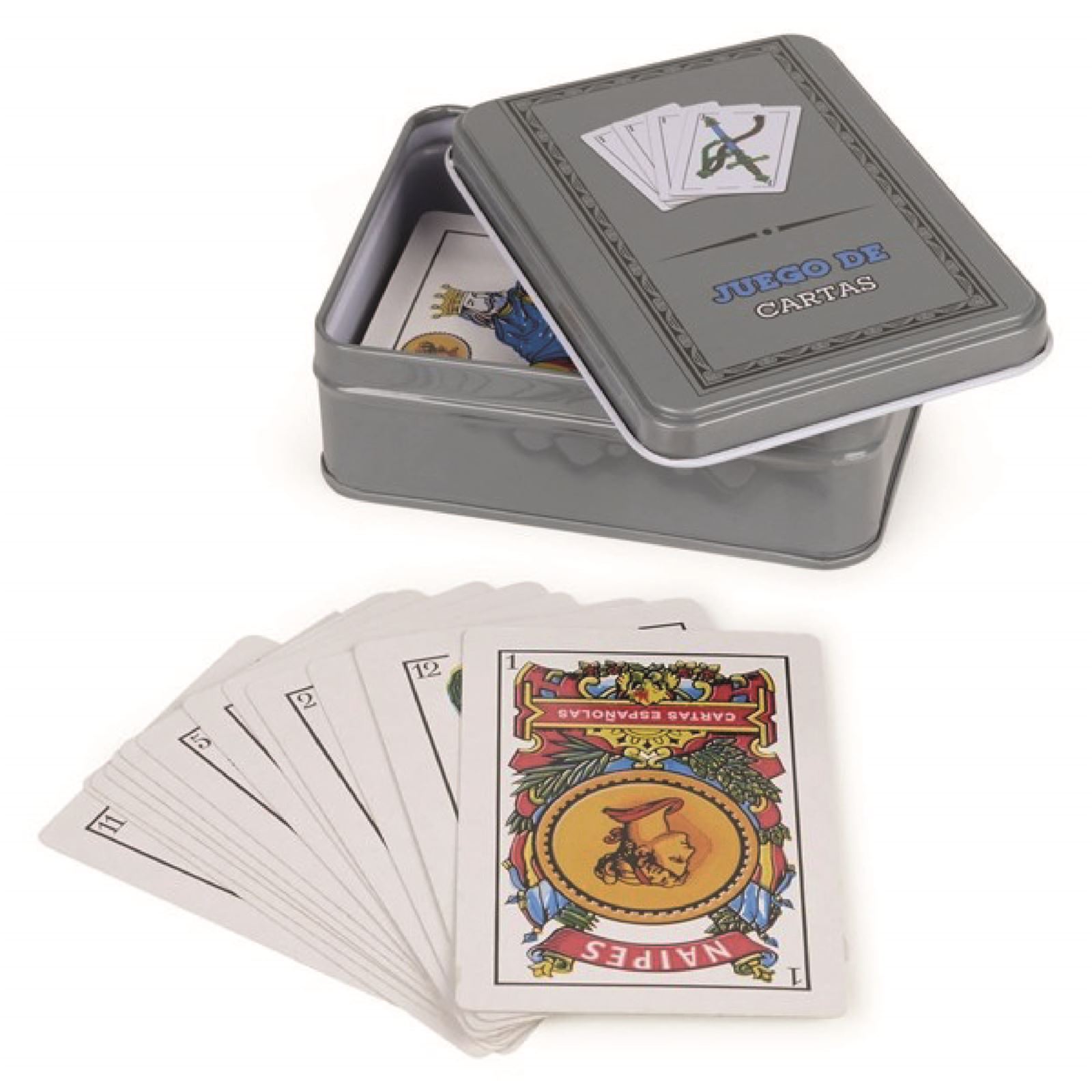 CAJA METAL CON CARTAS - Imagen 1