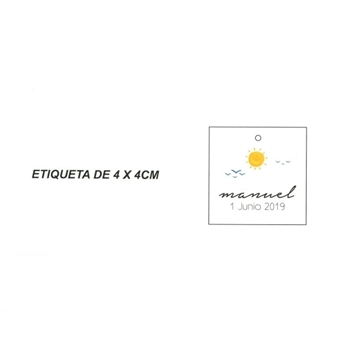 COMUN 32 - Etiqueta cuadrada - Imagen 1