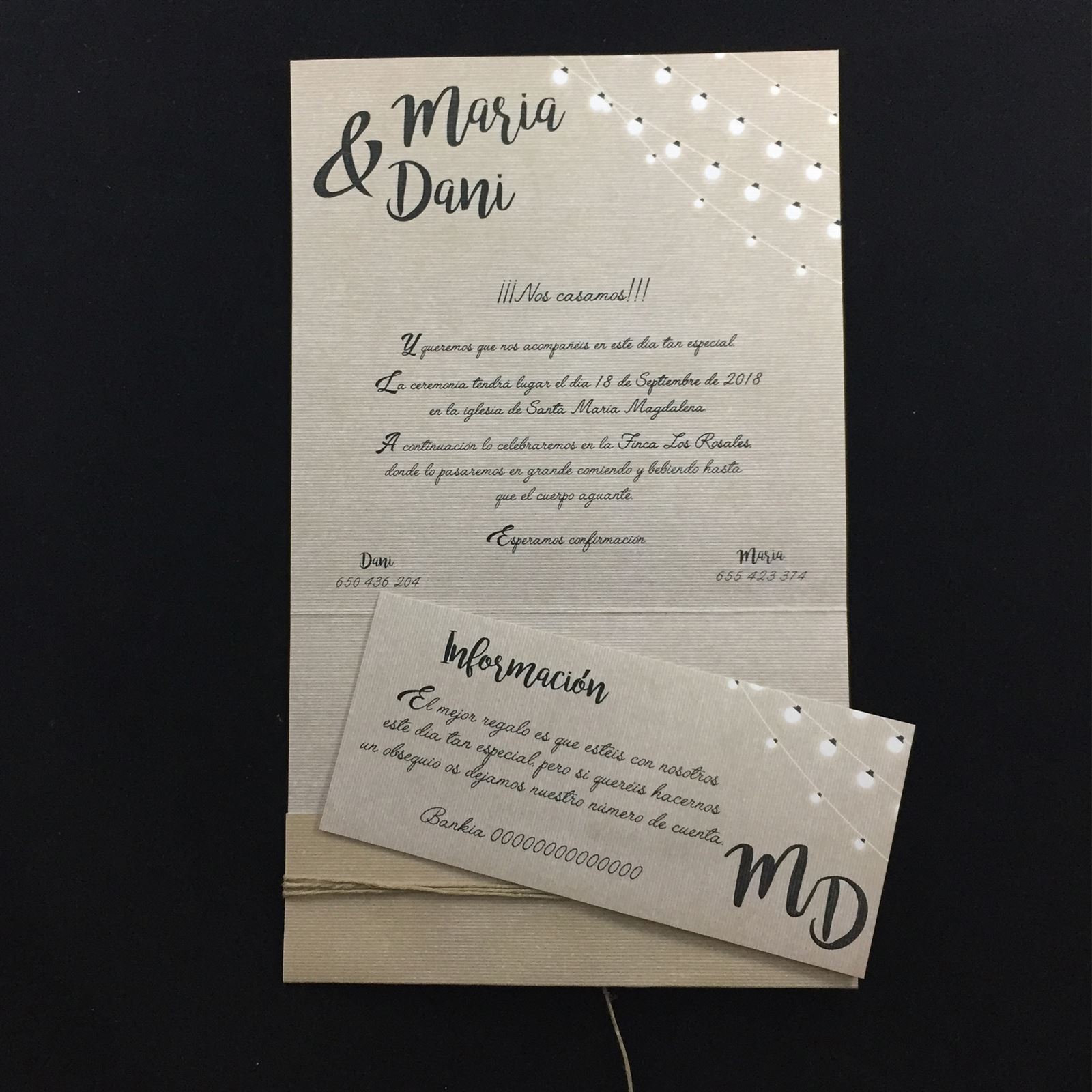 Invitación 1847D - Imagen 3