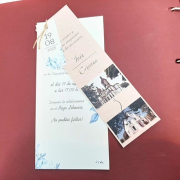 INVITACIÓN BODA 3 PARTES - Imagen 1