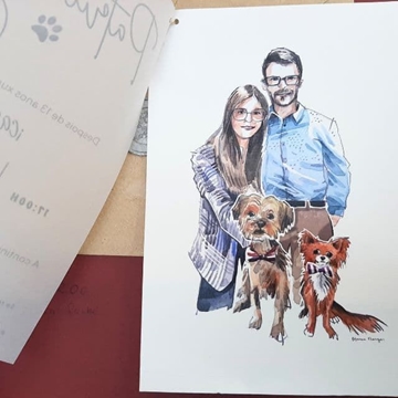 INVITACIÓN BODA ACUARELA Y LACRE - Imagen 2