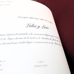 INVITACIÓN BODA ACUARELA - Imagen 2