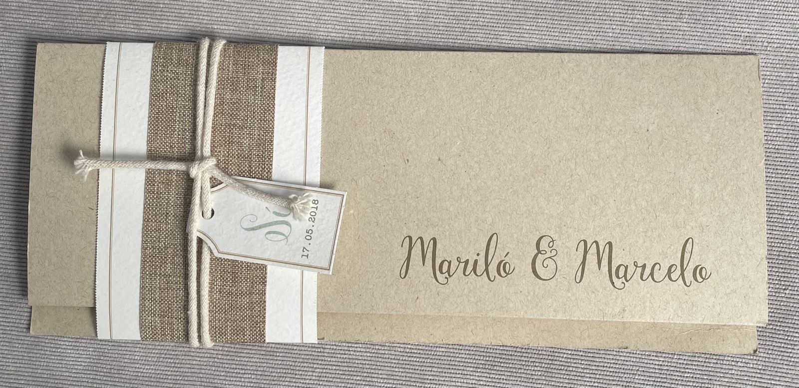 Invitación para boda personalizada - Imagen 1