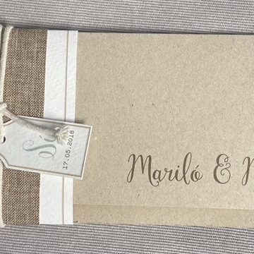 Invitación para boda personalizada - Imagen 1