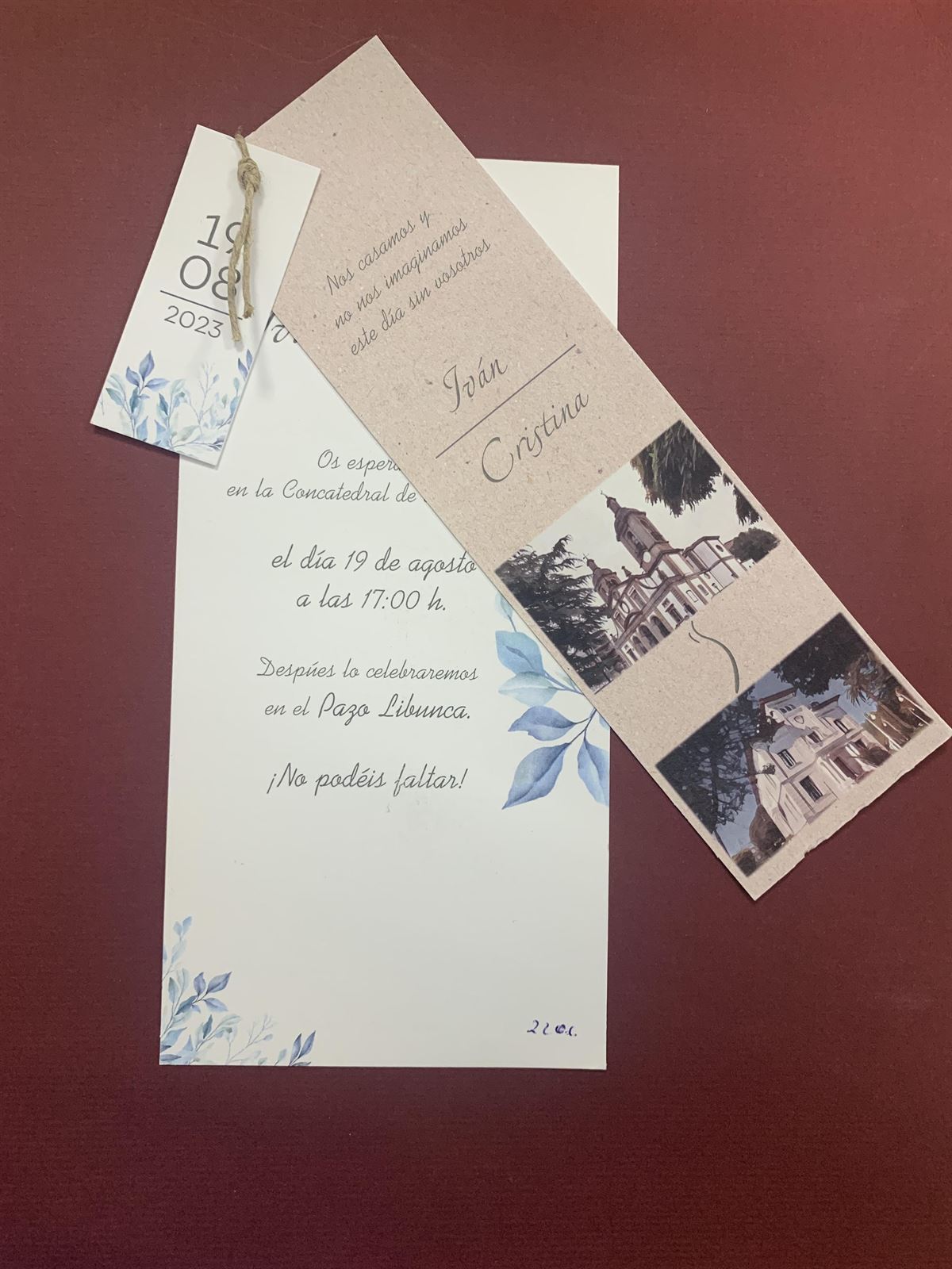 Invitaciones de boda - Imagen 1
