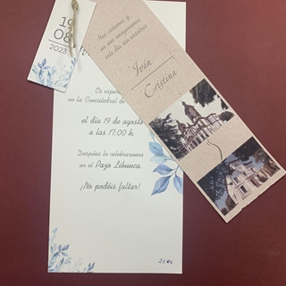 Invitaciones de boda - Imagen 1