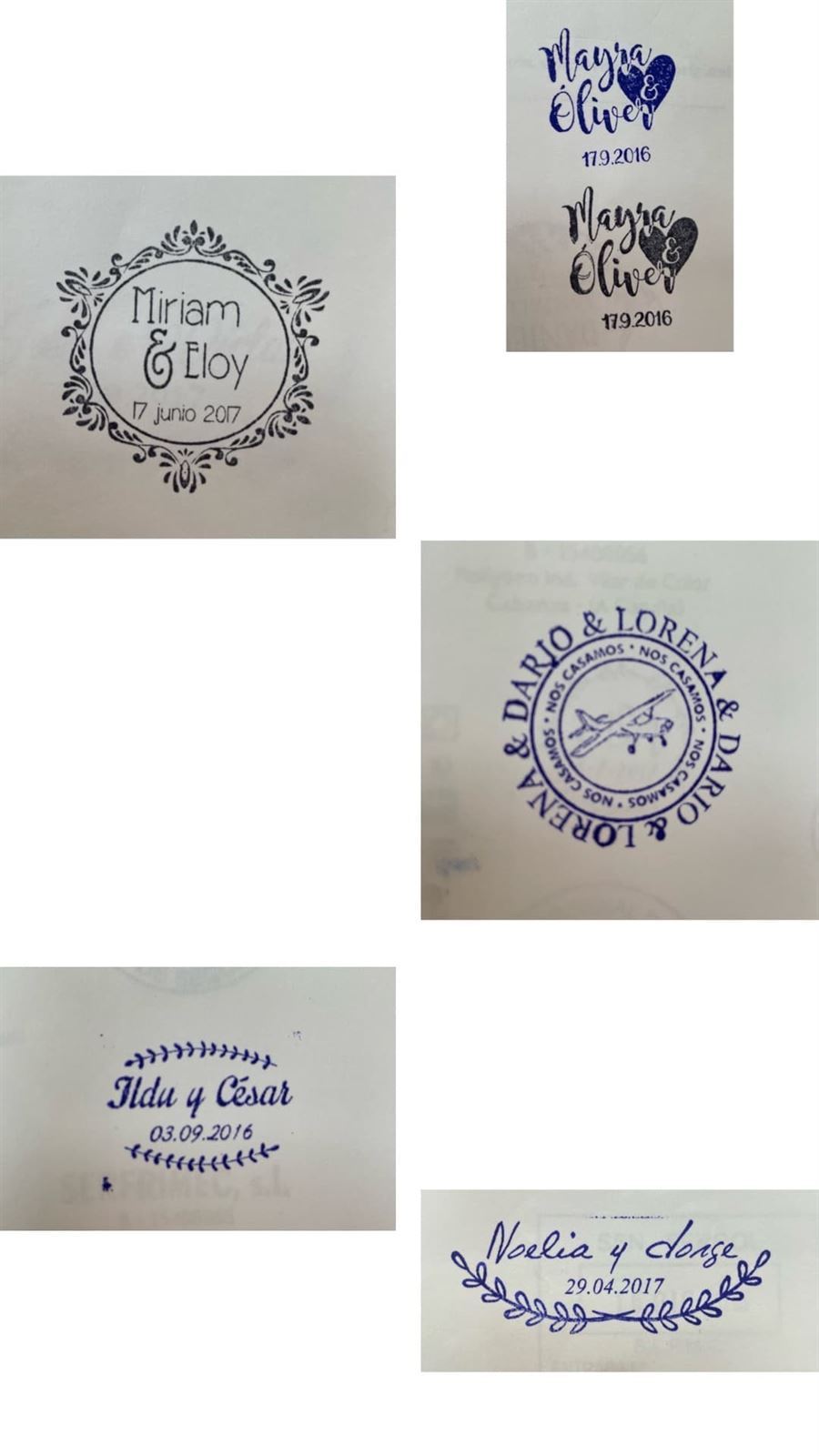 Sello de caucho personalizado - Imagen 2