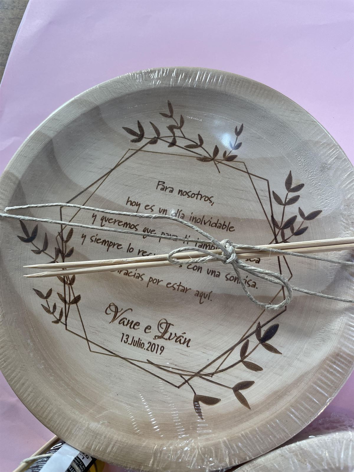 Tabla para pulpo personalizada - Imagen 3